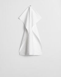 prosop jacquard cu model herringbone 50x70 - alb