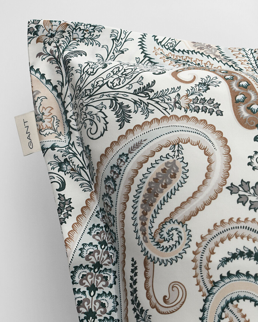 față de pernă key west paisley - verde tartan