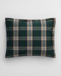 față de pernă din flanel de sărbători - verde tartan