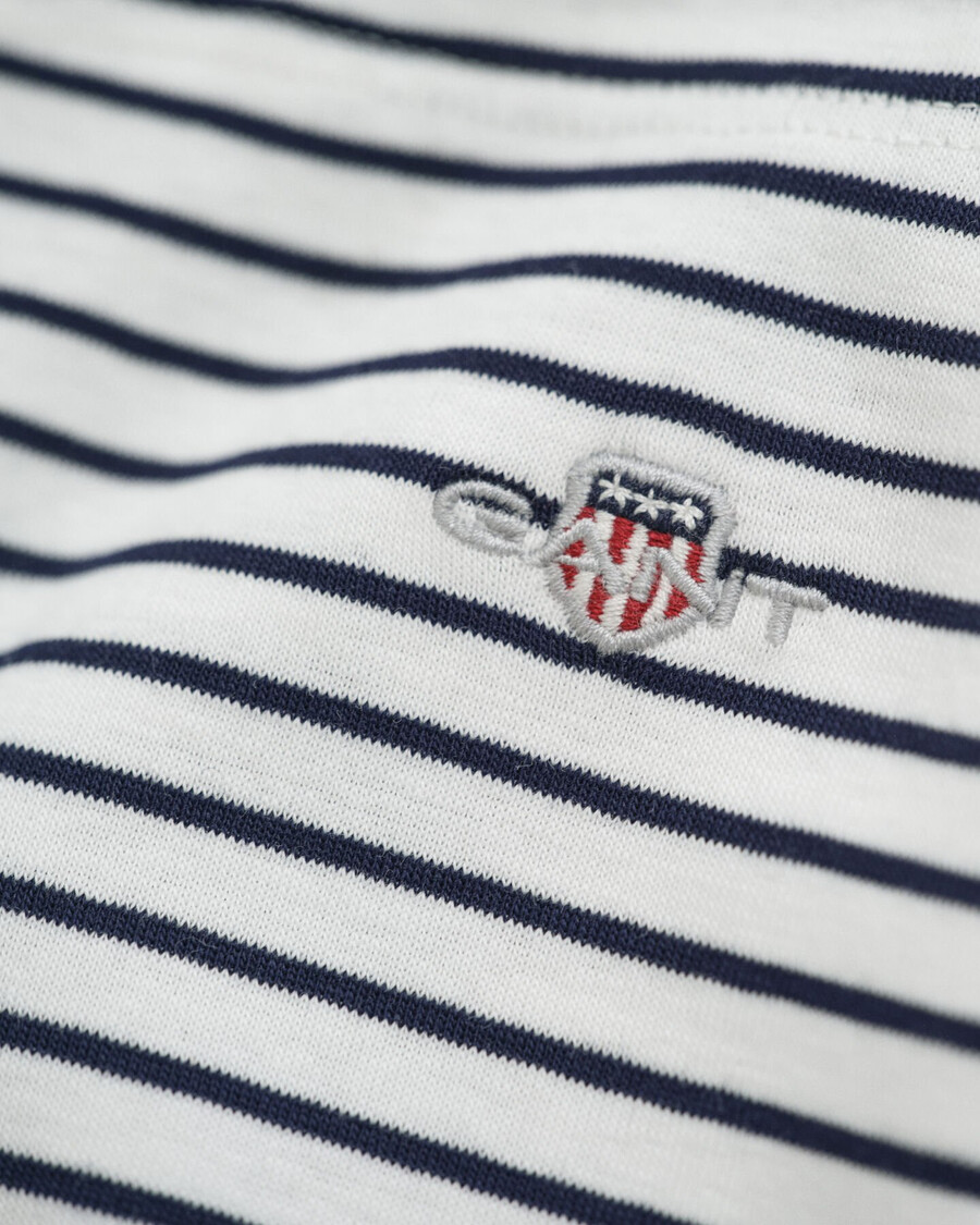 colanți cu dungi baby shield - albi