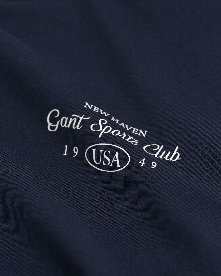 tricou grafic sports club pentru fete adolescente - albastru seară