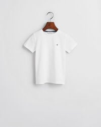 tricou scut pentru copii - alb