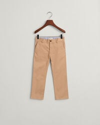 pantaloni chino croială regulată pentru copii - kaki închis
