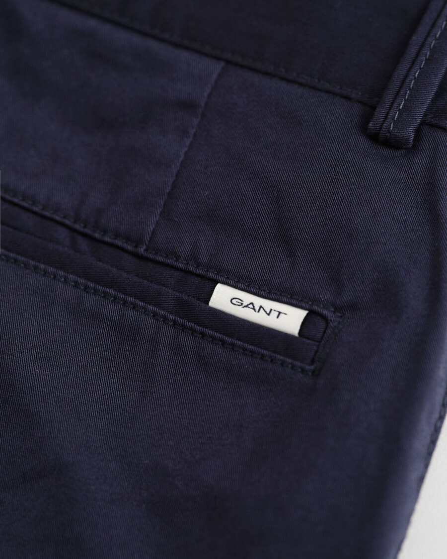 pantaloni chino croială regulată pentru copii - bleumarin