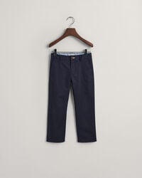 pantaloni chino croială regulată pentru copii - bleumarin