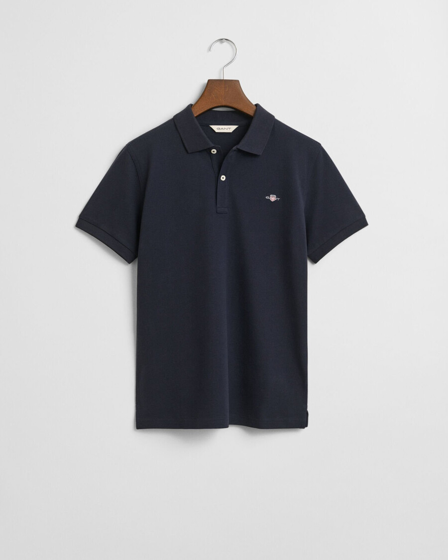 tricou polo teens shield piqué - albastru seară