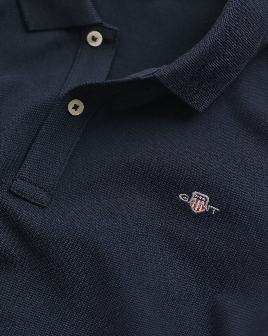 tricou polo teens shield piqué - albastru seară