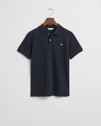 tricou polo teens shield piqué - albastru seară
