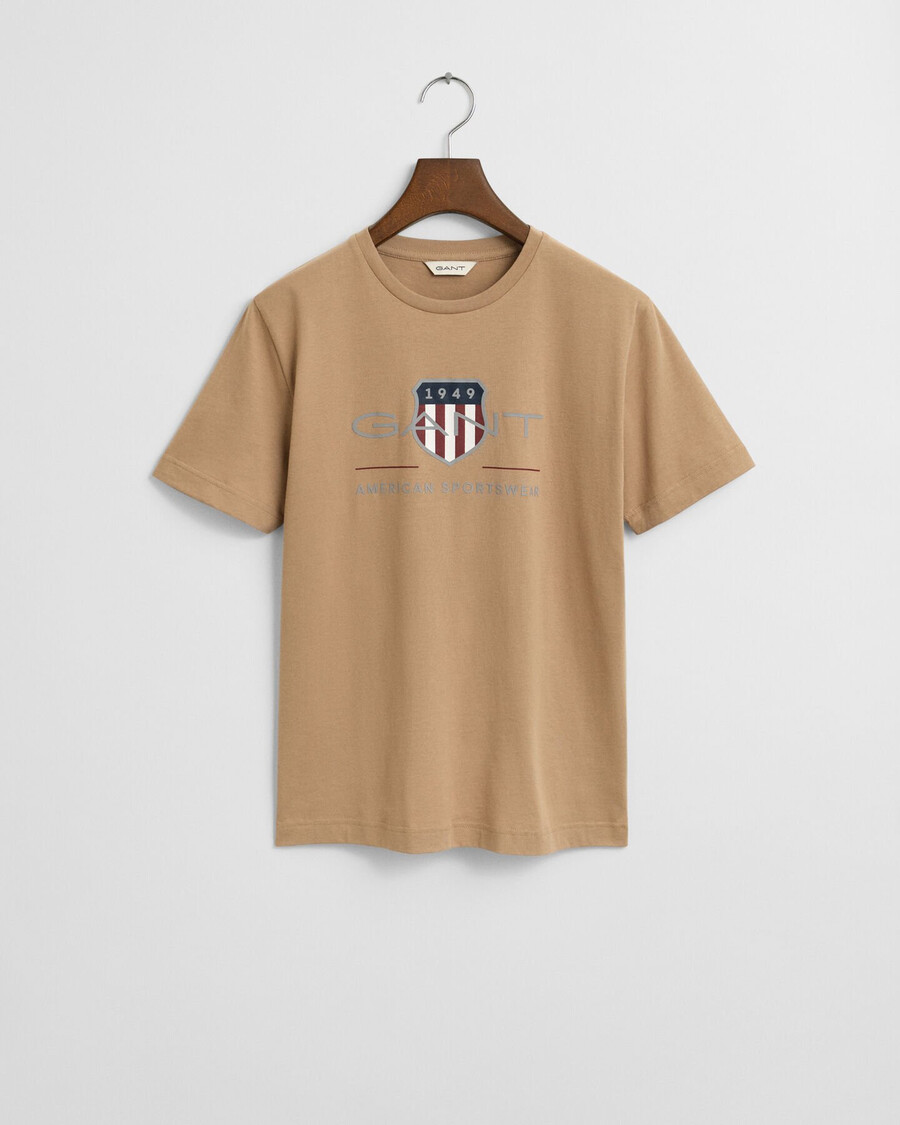 tricou teens archive shield - kaki închis