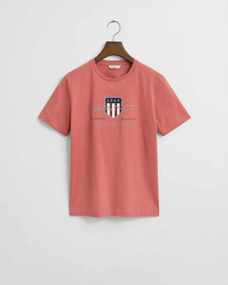 tricou teens archive shield - cărămidă decolorată