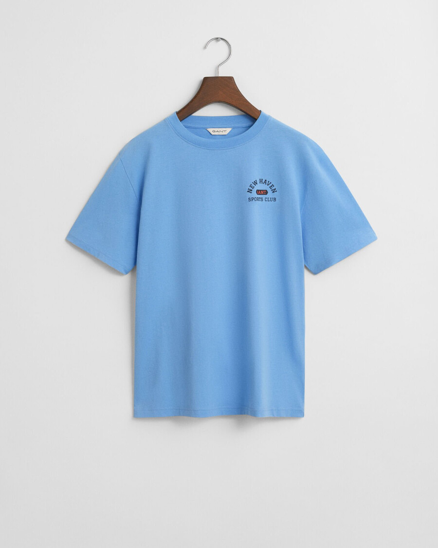 tricou grafic pentru adolescenti - albastru vis