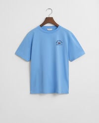 tricou grafic pentru adolescenti - albastru vis