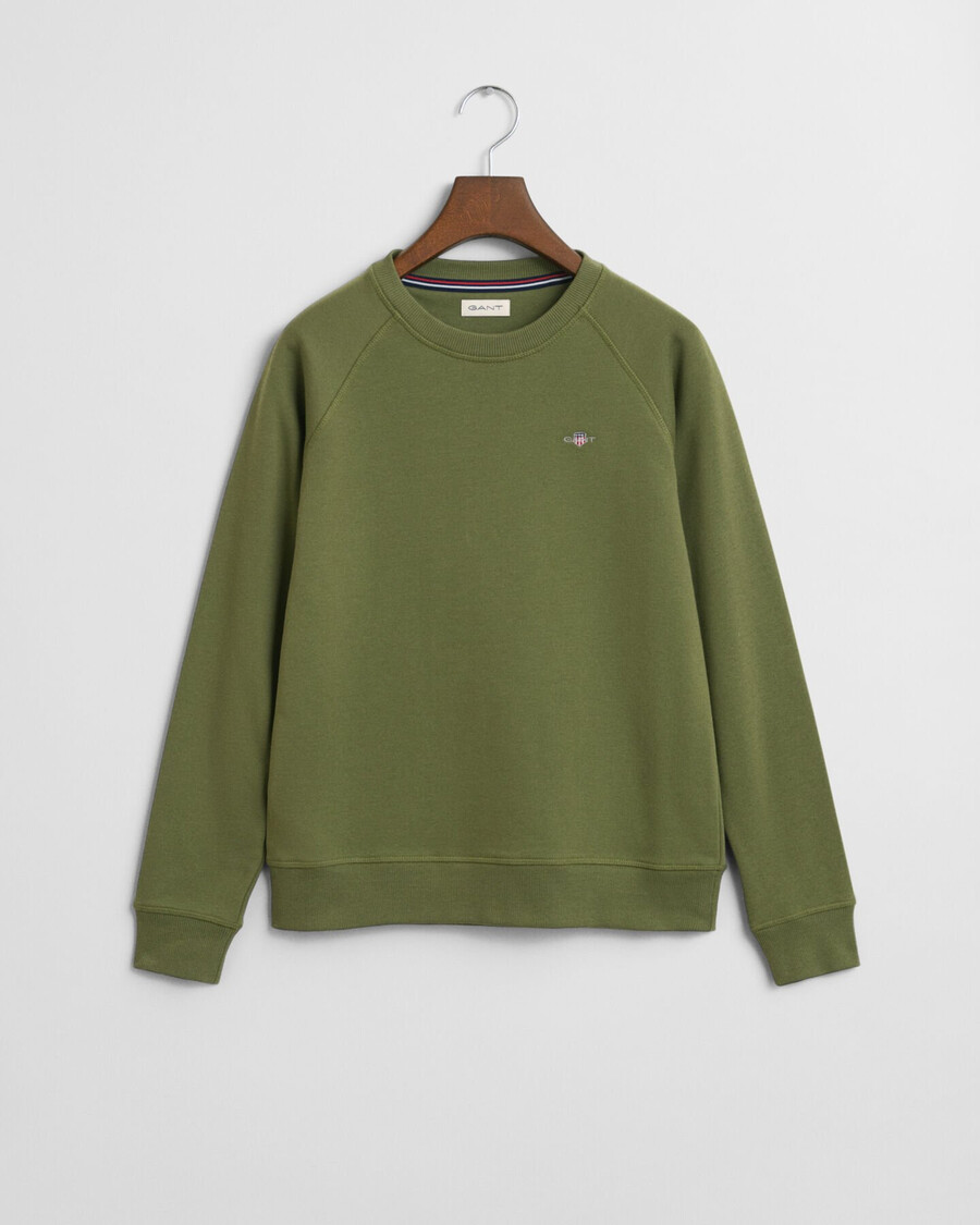 hanorac cu guler rotund teens shield - verde măsliniu