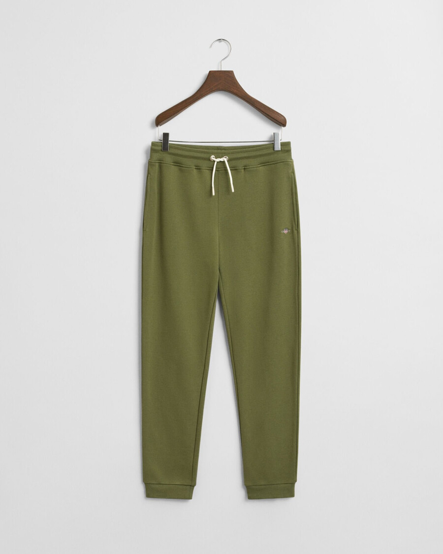 pantaloni de trening shield pentru adolescenți - verde măsliniu