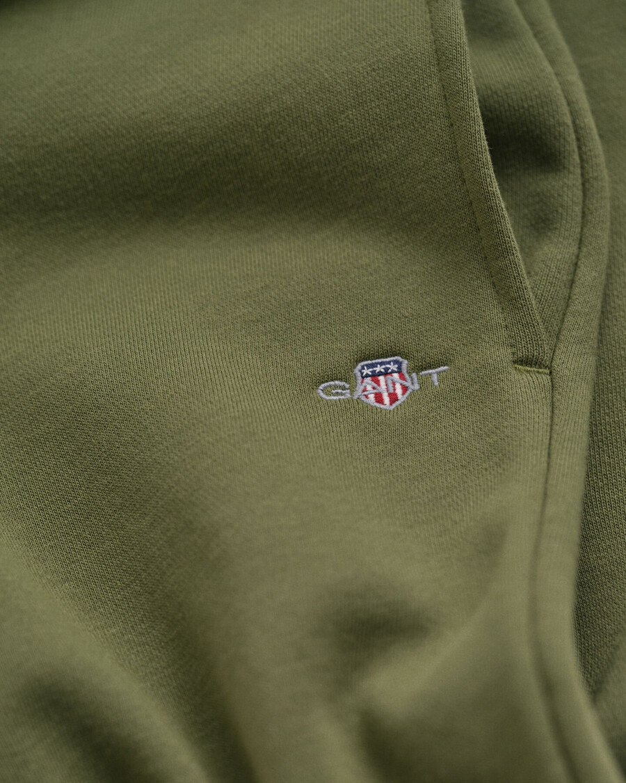 pantaloni de trening shield pentru adolescenți - verde măsliniu