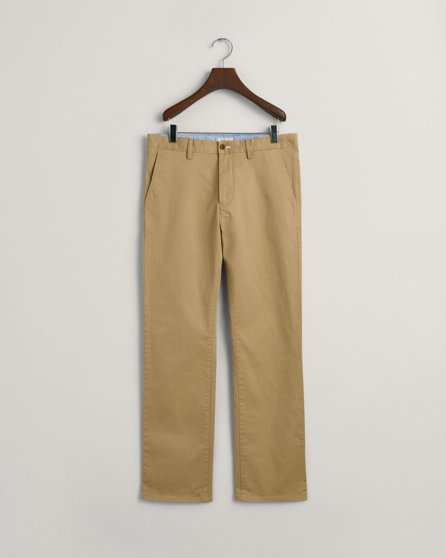 pantaloni chino pentru adolescenți - kaki închis