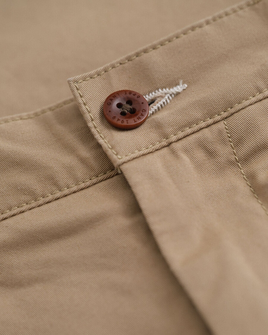 pantaloni chino relaxați pentru adolescenți - kaki închis