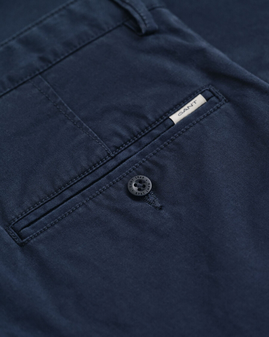 pantaloni chino relaxați pentru adolescenți - bleumarin