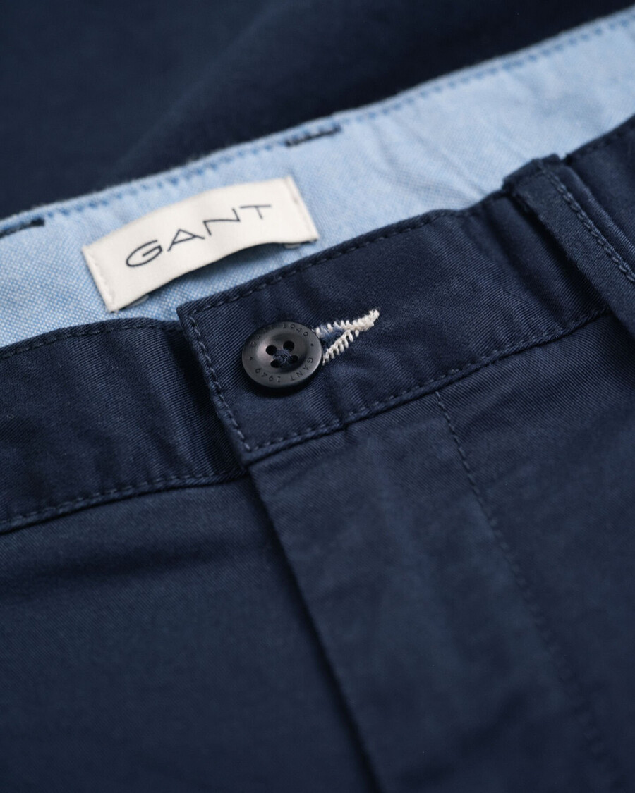 pantaloni chino relaxați pentru adolescenți - bleumarin