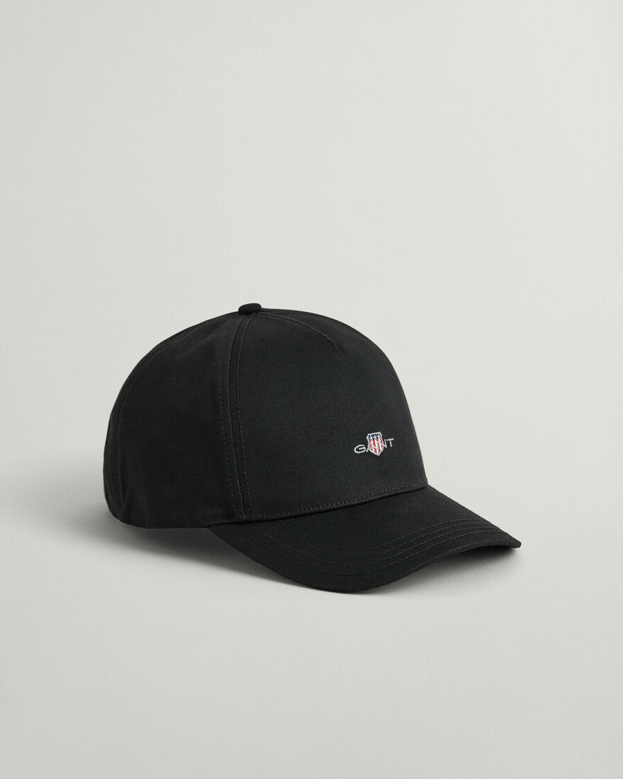 Șapcă teens shield din bumbac twill - negru