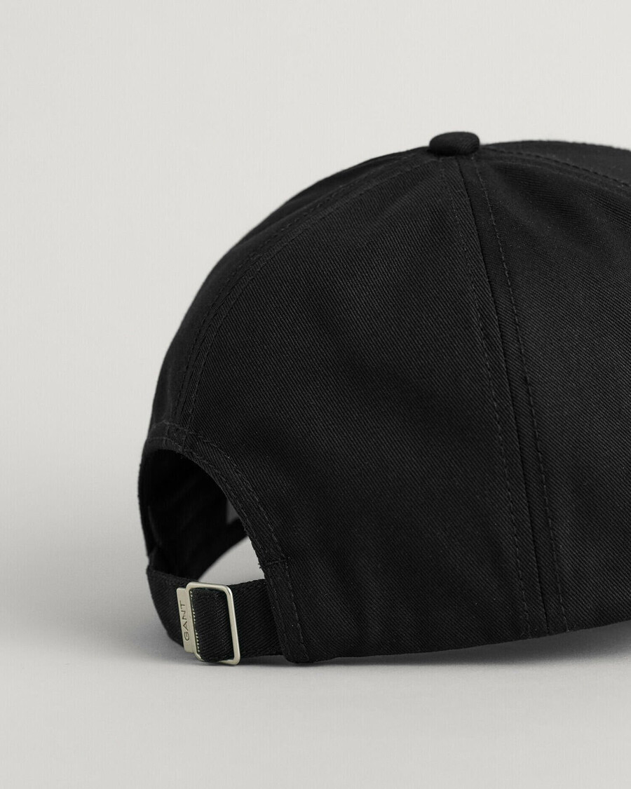 Șapcă teens shield din bumbac twill - negru