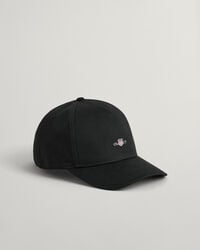 Șapcă teens shield din bumbac twill - negru