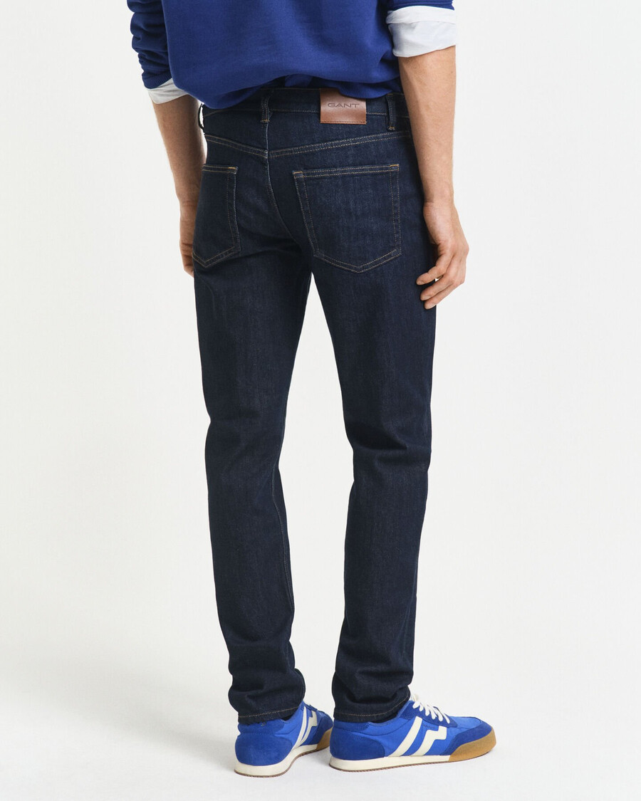 blugi slim fit - albastru închis