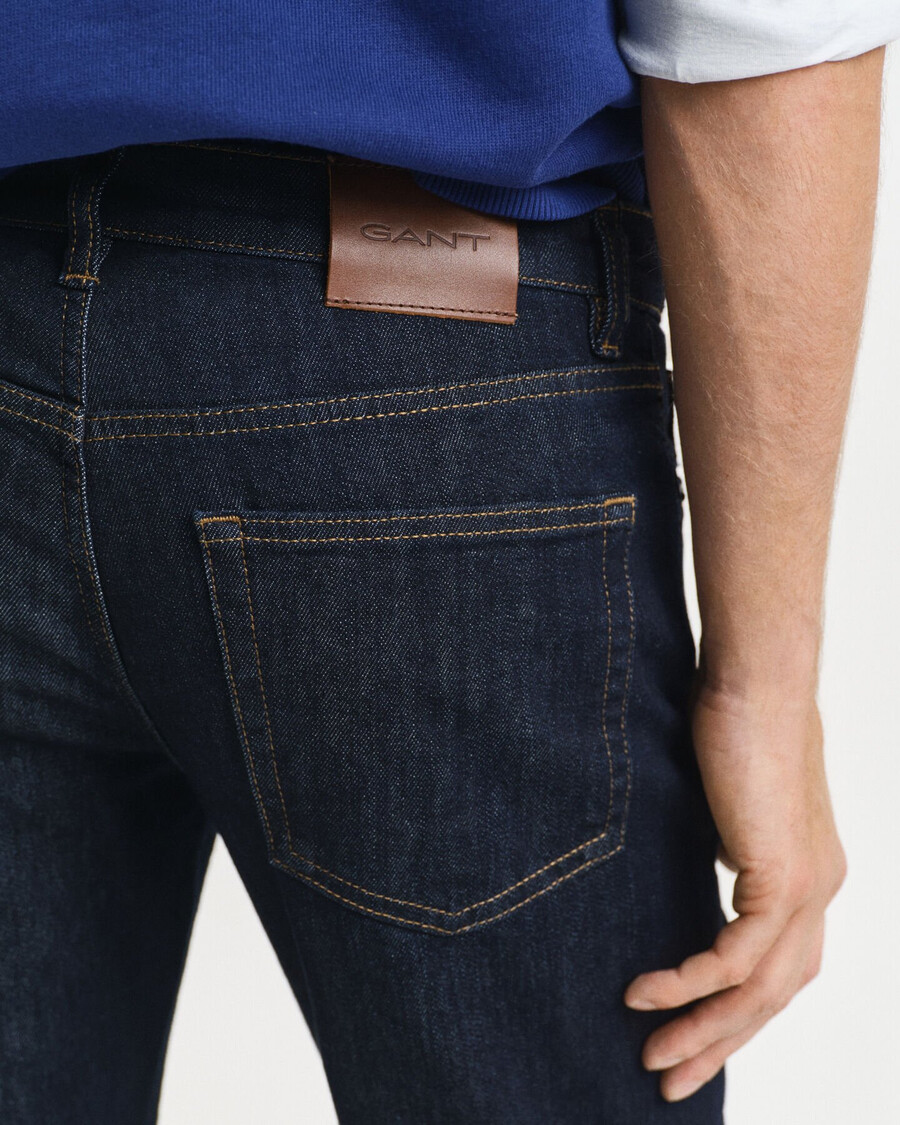 blugi slim fit - albastru închis