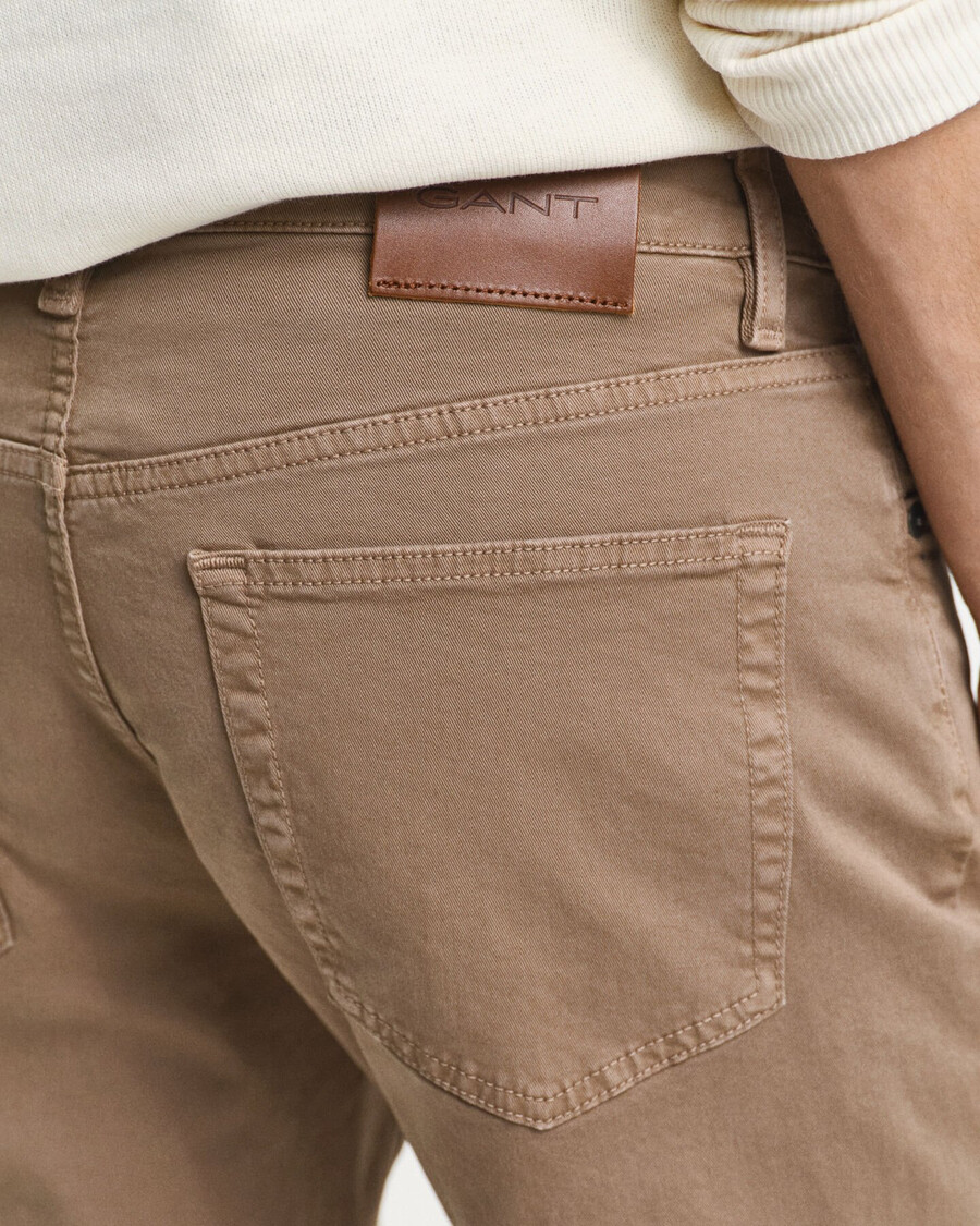 blugi desert slim fit - maro desert