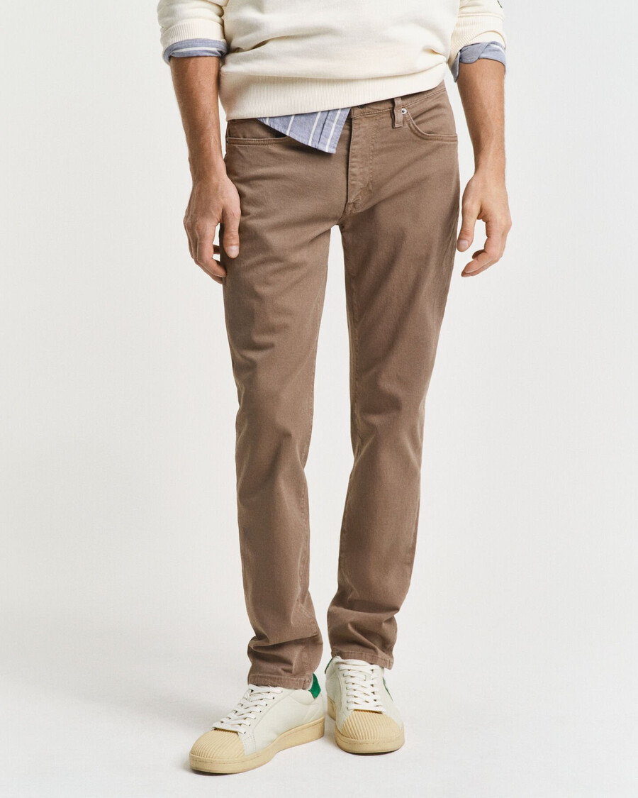blugi desert slim fit - maro desert