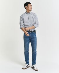 blugi extra slim fit active recover - albastru mediu deteriorați