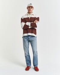 blugi vintage spălați bootcut - albastru semideschis vintage