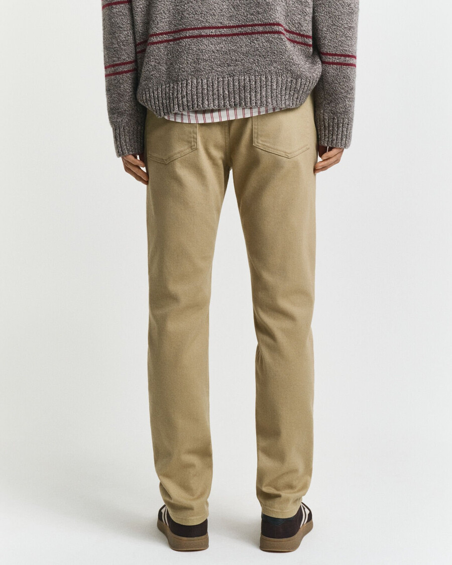 blugi regular fit soft twill - bej woody