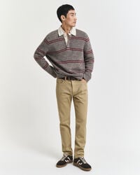 blugi regular fit soft twill - bej woody