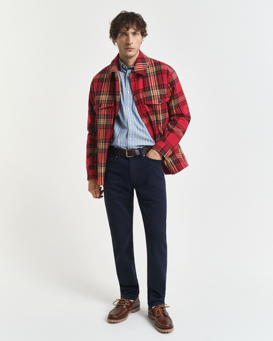 blugi regular fit soft twill - albastru seară