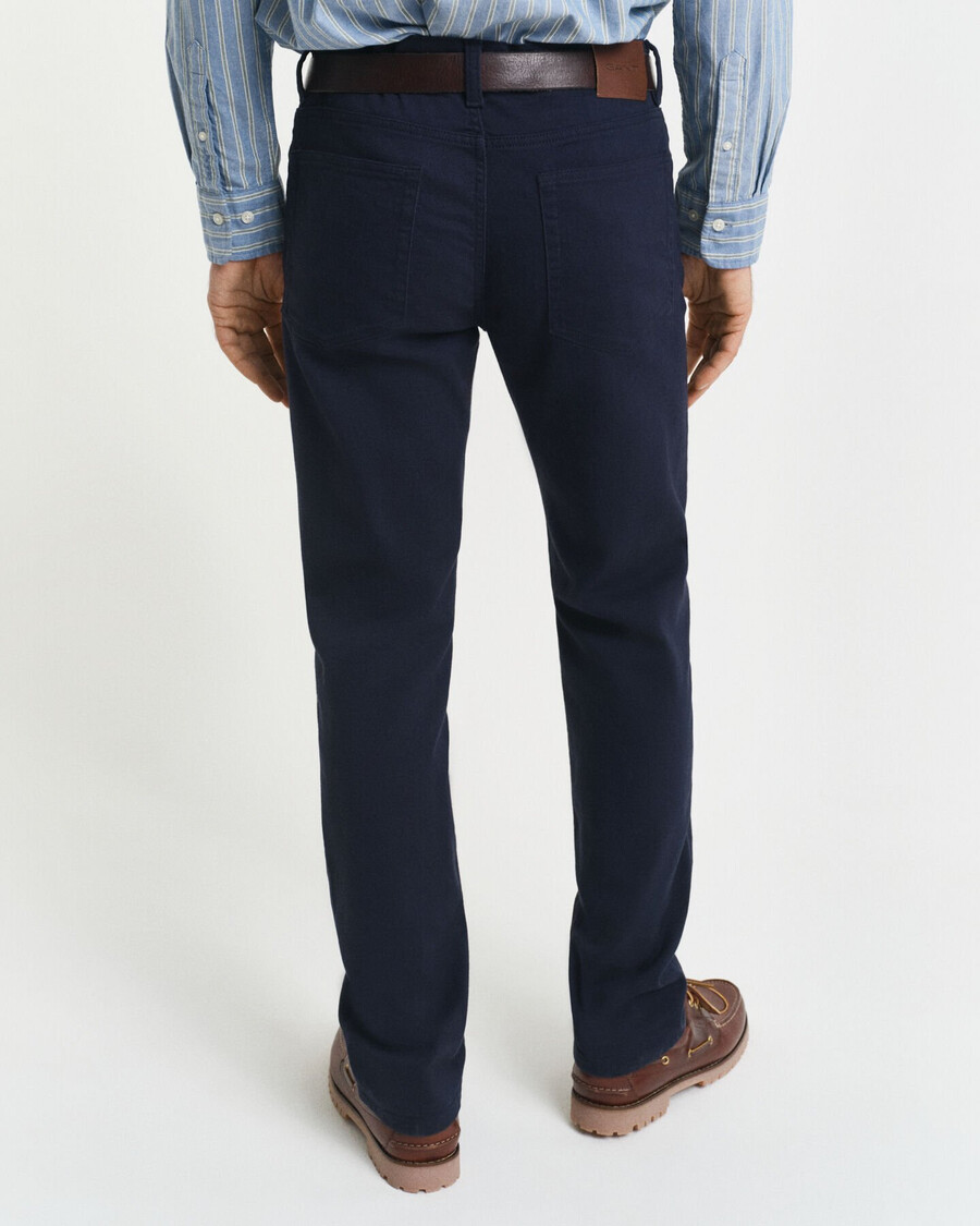 blugi regular fit soft twill - albastru seară