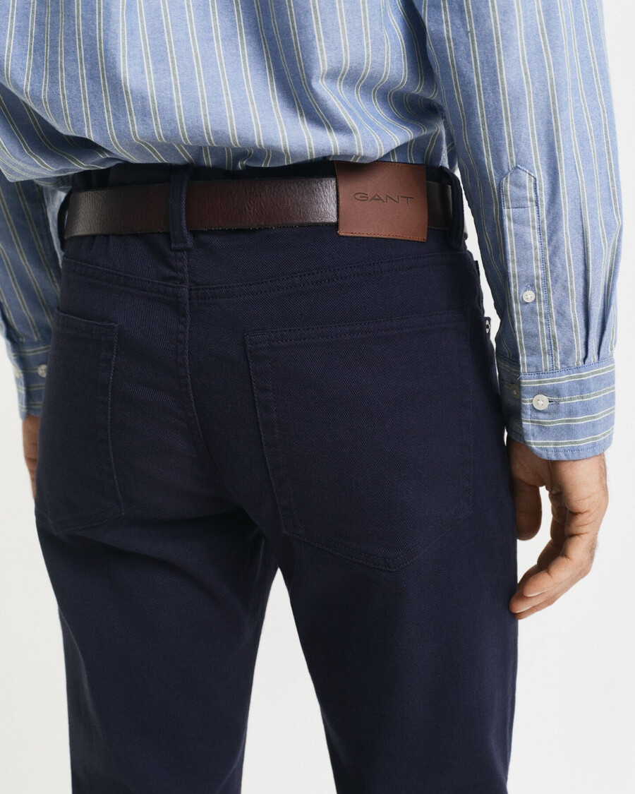 blugi regular fit soft twill - albastru seară