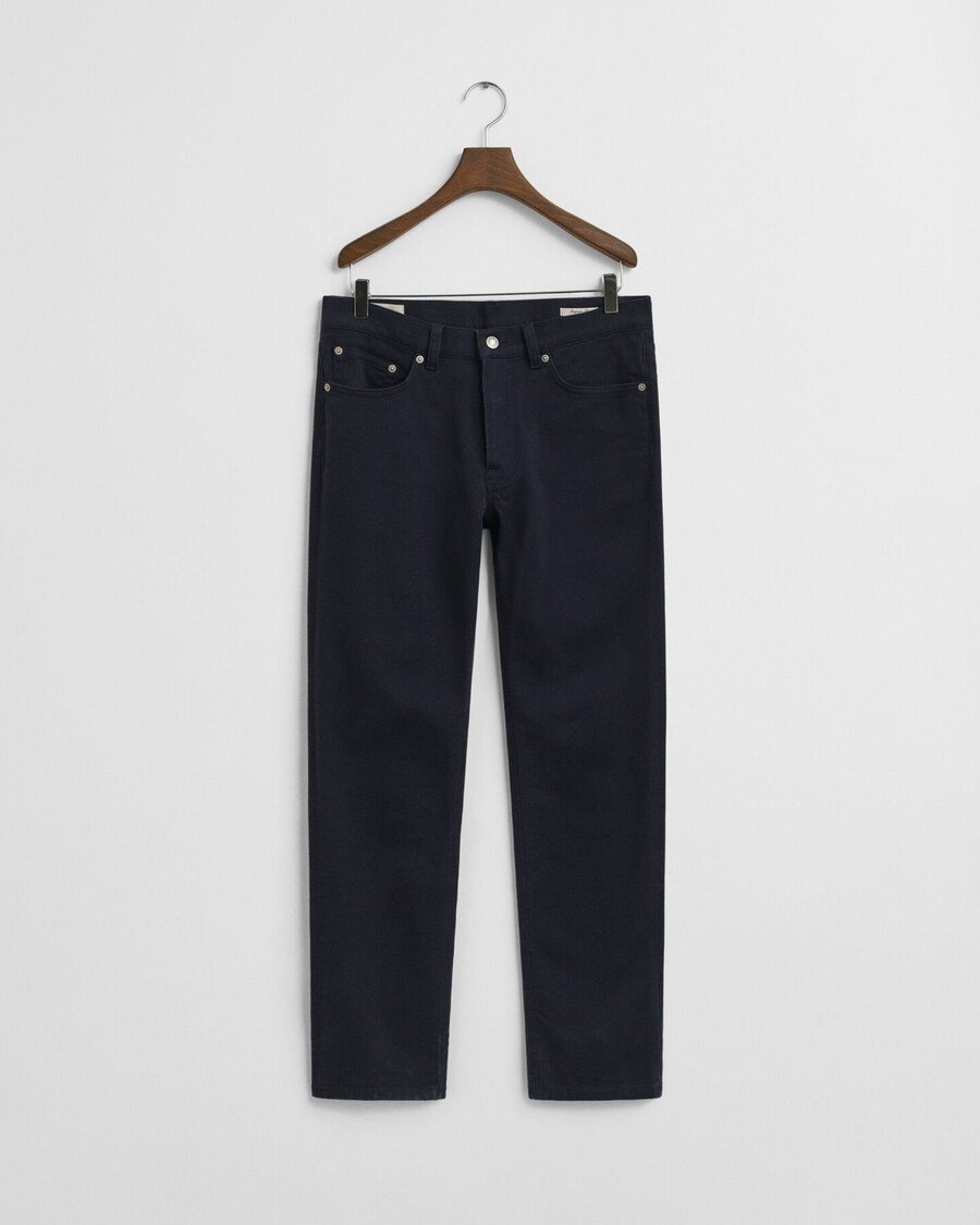 blugi regular fit soft twill - albastru seară