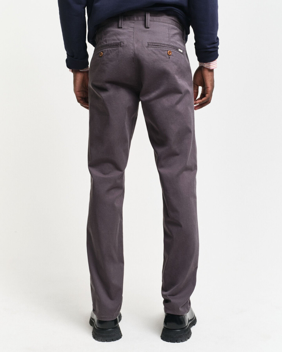 pantaloni chino slim fit twill - antracit