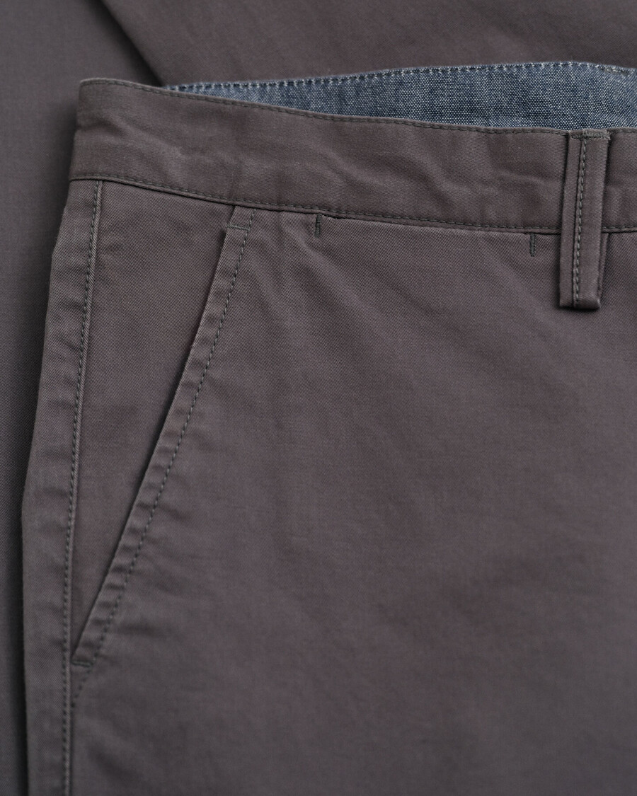 pantaloni chino slim fit twill - antracit