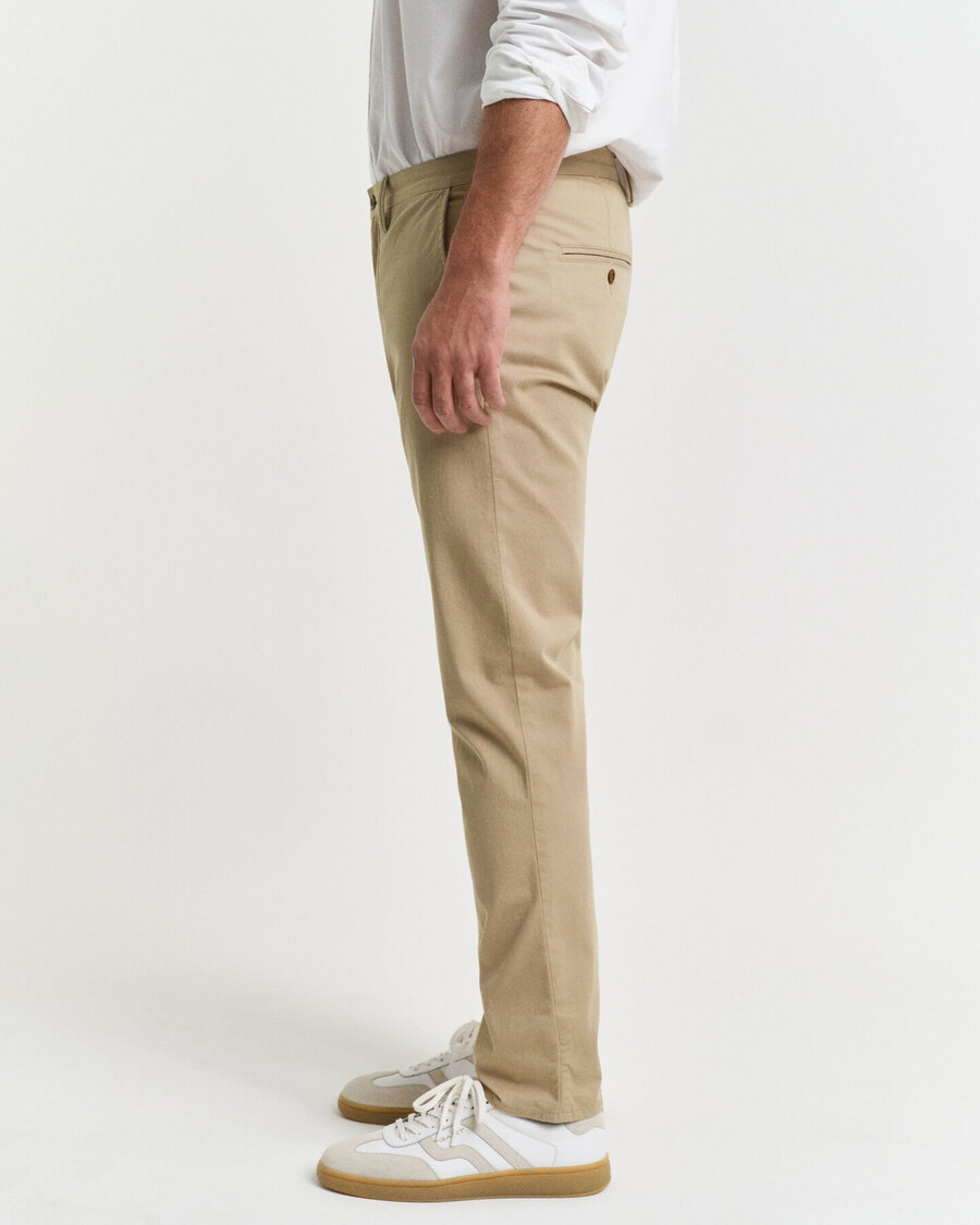 pantaloni chino slim fit twill - kaki închis