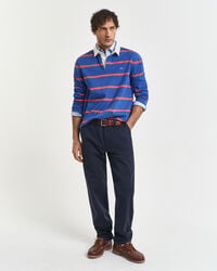 pantaloni chino twill cu croială regulată - bleumarin