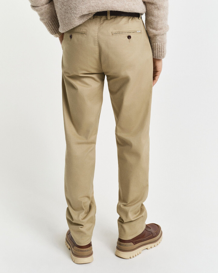 pantaloni chino croială regulată - kaki închis