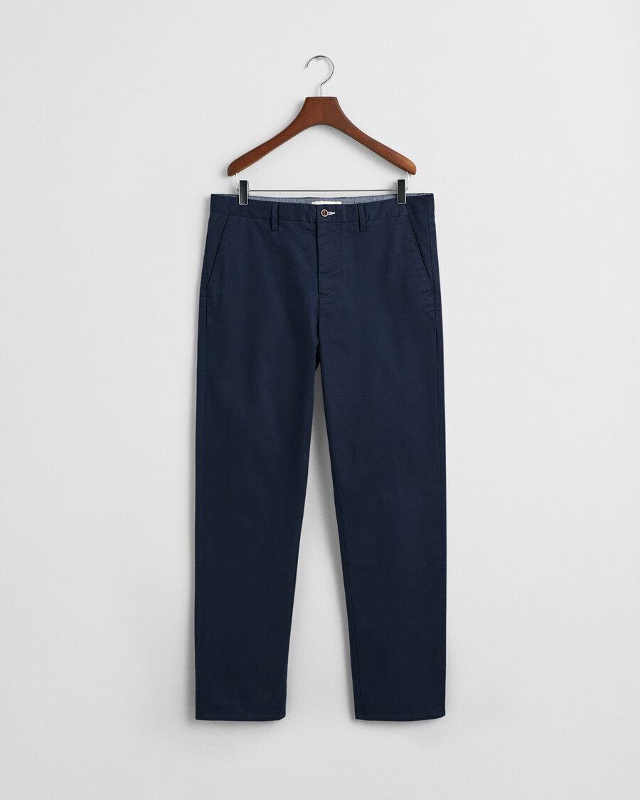 pantaloni chino cu croială regulată - bleumarin