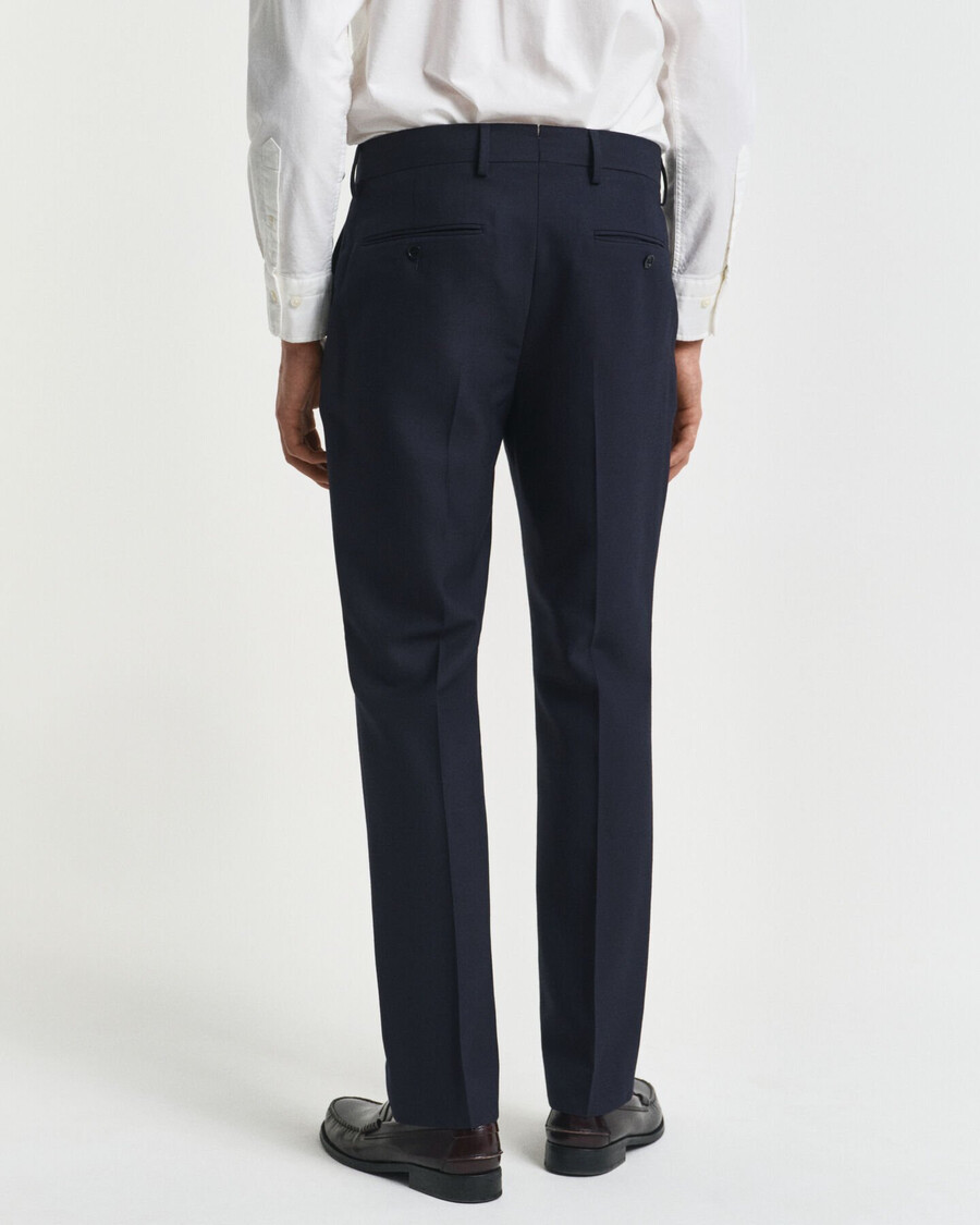 pantaloni de costum slim fit pentru club - albastru seară