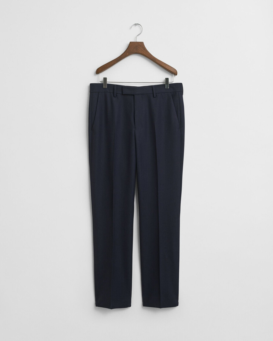pantaloni de costum slim fit pentru club - albastru seară