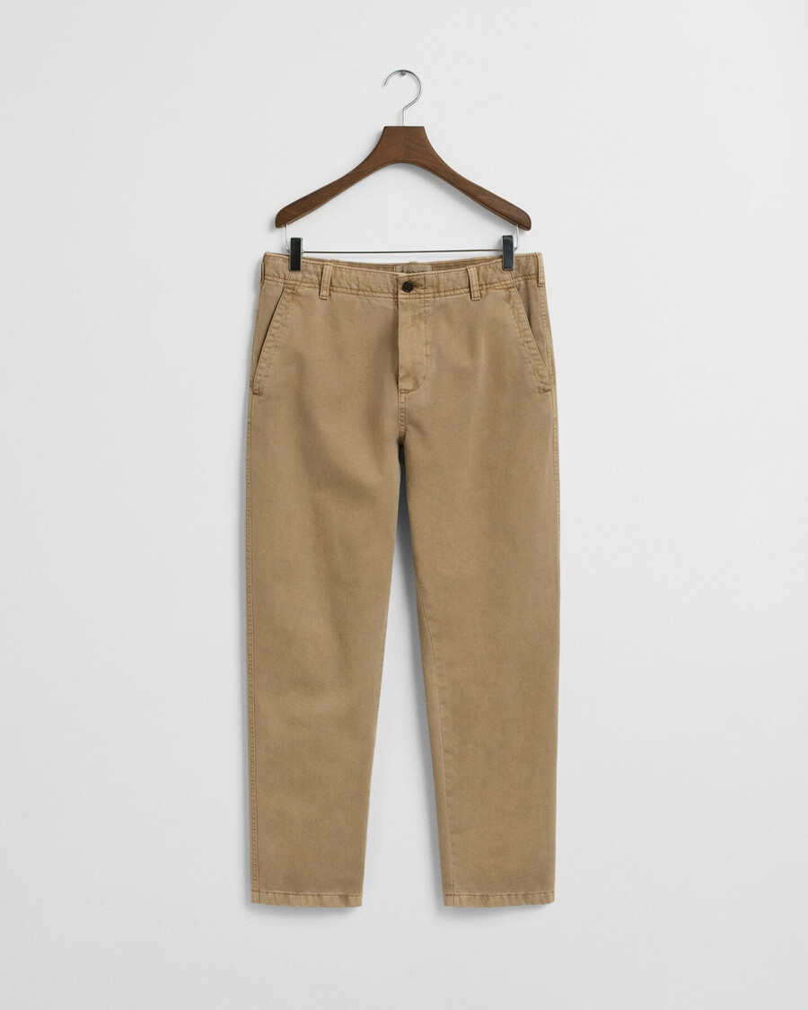 pantaloni chino surplus conici croială regulată - taupe deschis