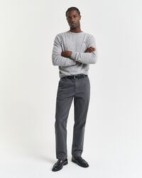 pantaloni chino super comfort cu croială regulată - antracit