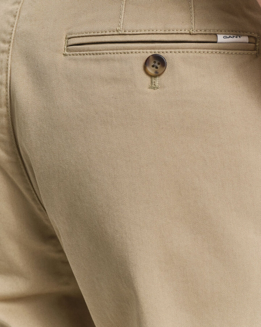 pantaloni chino super confortabili croială regulată - kaki închis