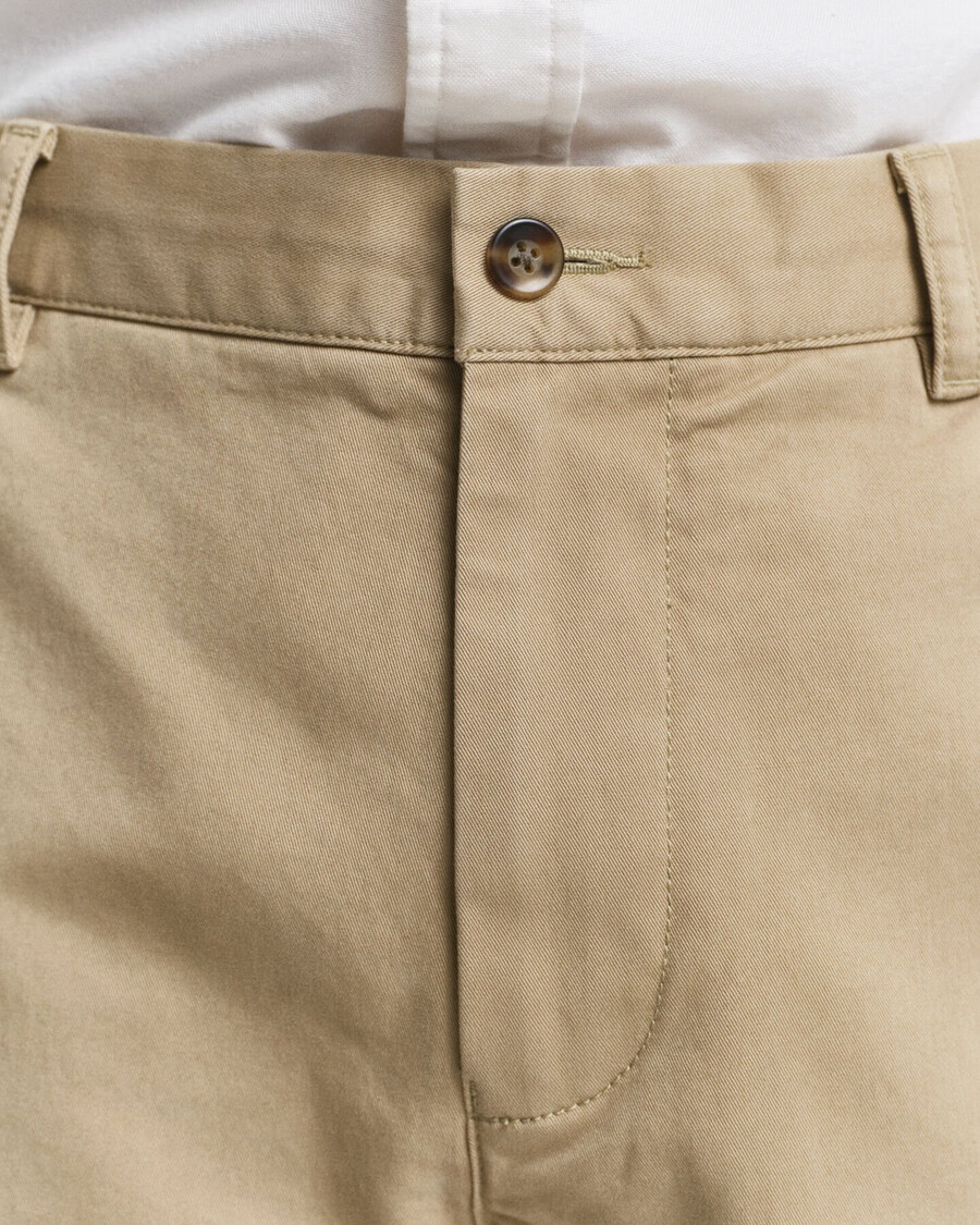 pantaloni chino super confortabili croială regulată - kaki închis
